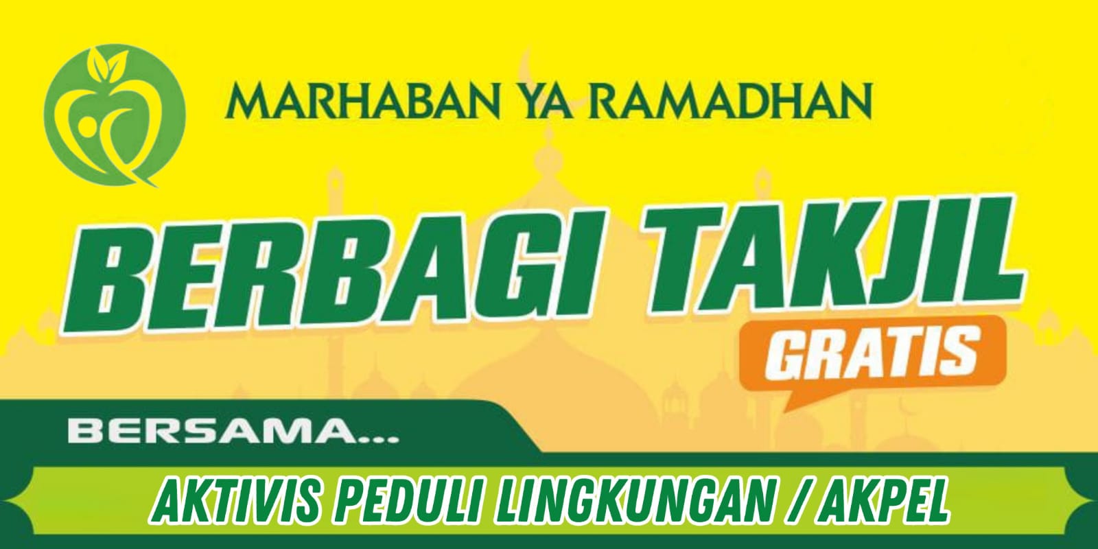 Bagi Bagi Takjil Gratis Bersama Tim Akpel